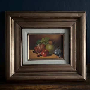 vtg still life painting • oil•