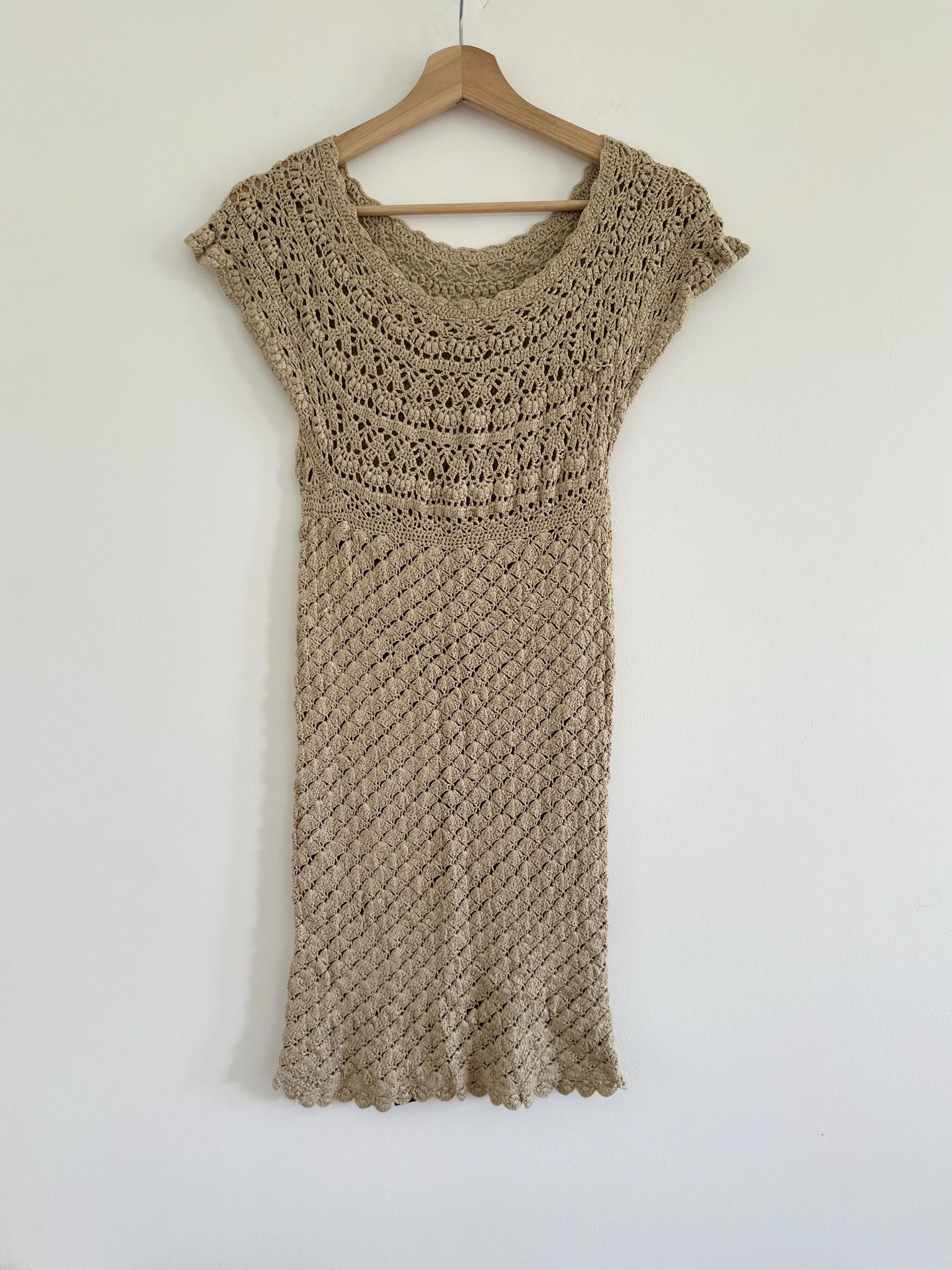 1990s Crochet Dress
