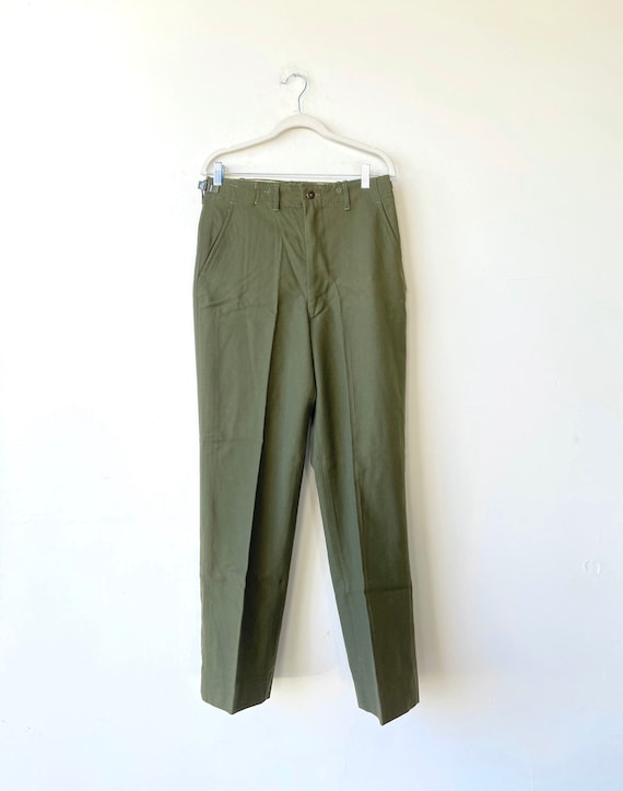 50s M-1951 Wool Military Fatigues ~ 31x31 - image 1