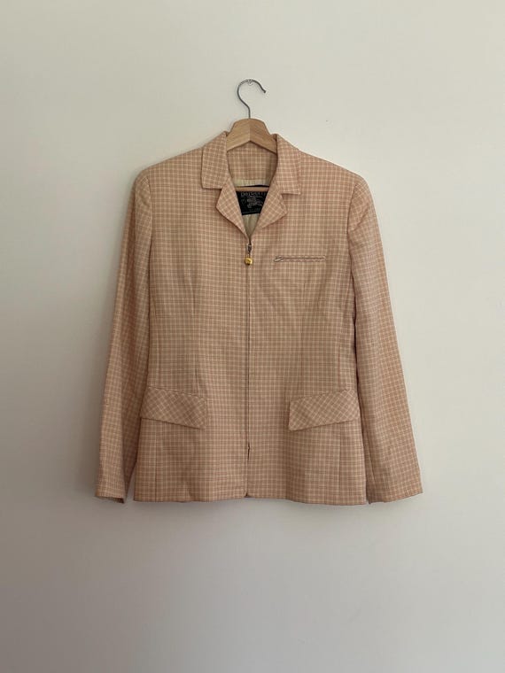 Burberry ベージュ ジャケット 90s Burberrys Check Jacket • Wool• Sm• - Etsy