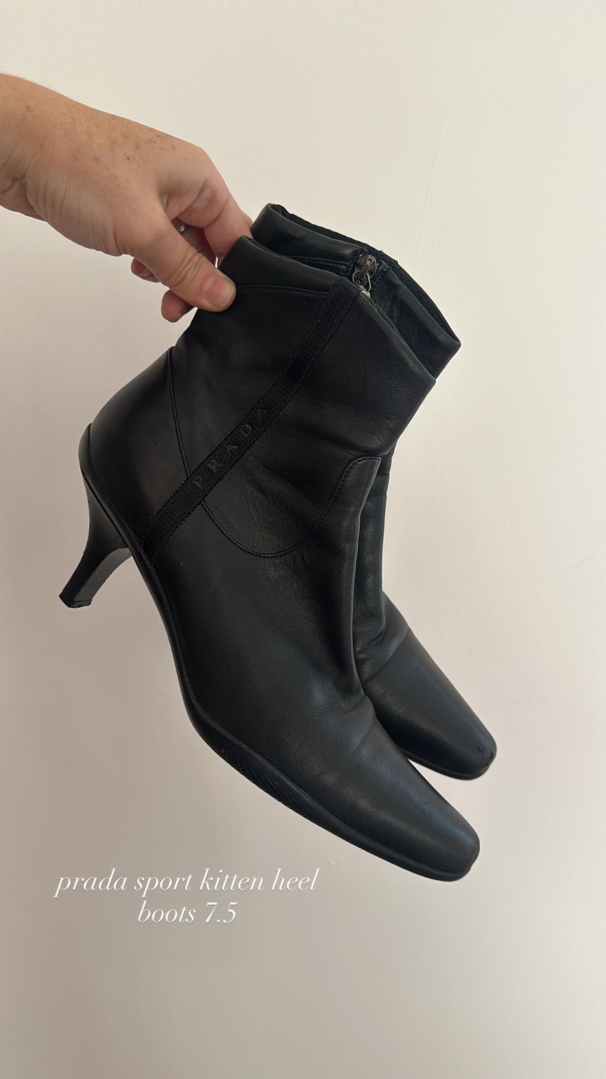 90s Prada Boots - Etsy