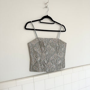 90s lace bustier • medium •