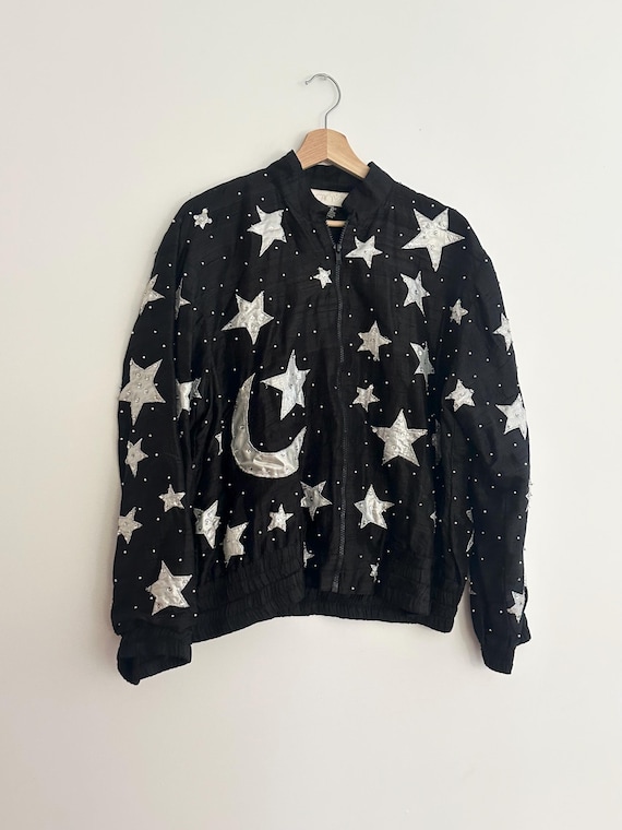 1980s Celestial Silk Cache Jacket - image 1