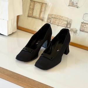 90s PRADA archive suède leather shoes Prada Archive 90s Prada Vibram Sole Square Toe MENS (NO INSERTS