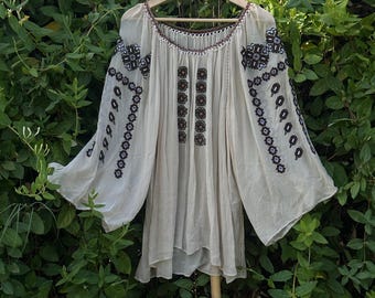 Vintage Hungarian Blouse  • large•