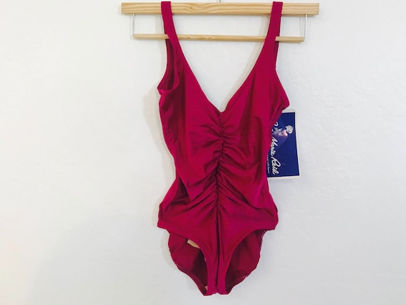 70s Ruched One Piece - image 1