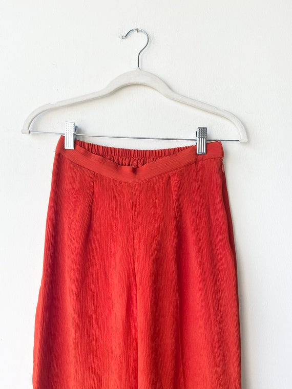 90s high waisted orange lounge pant •27• - image 5