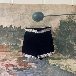 40s circus trapeze velvet and sequin shorts xs image 5