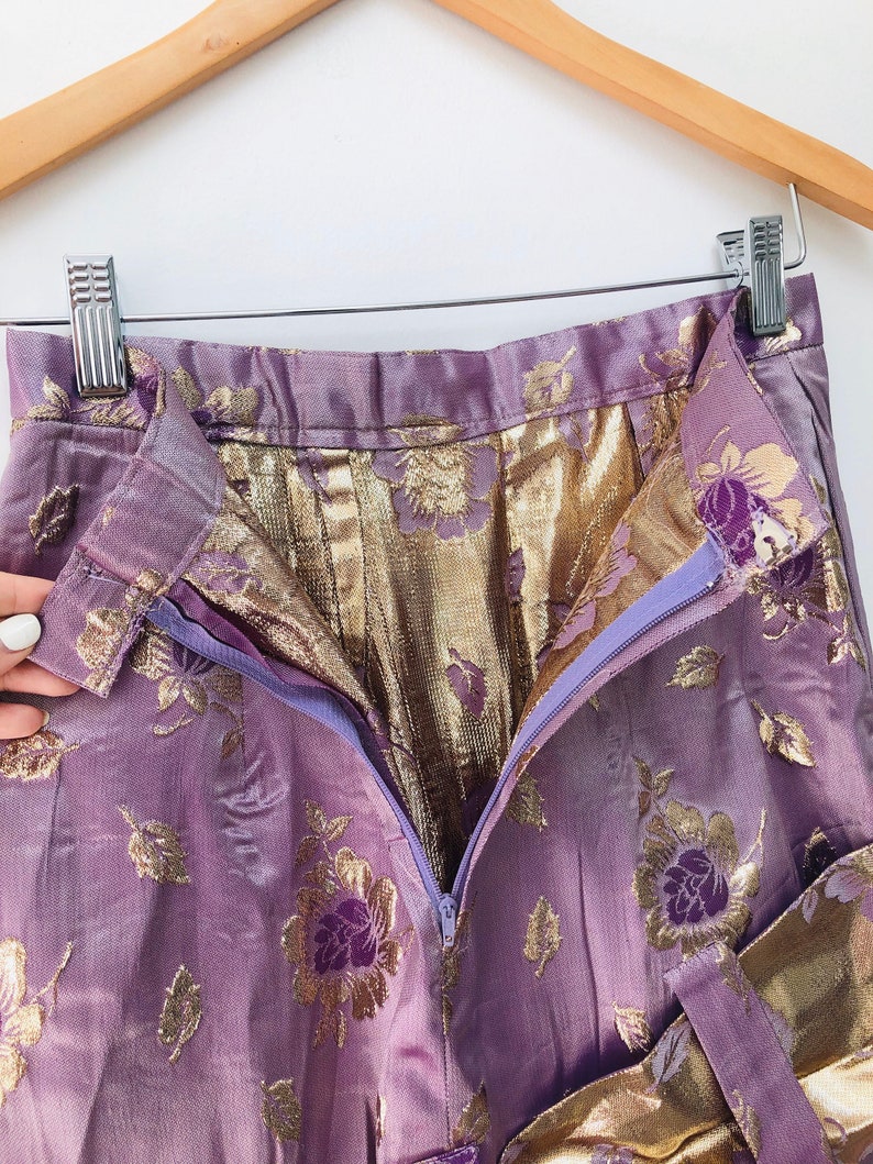 60s Lavender Metallic Suit