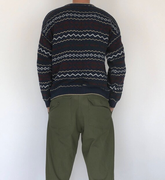90s Knit pullover ~Large - image 2