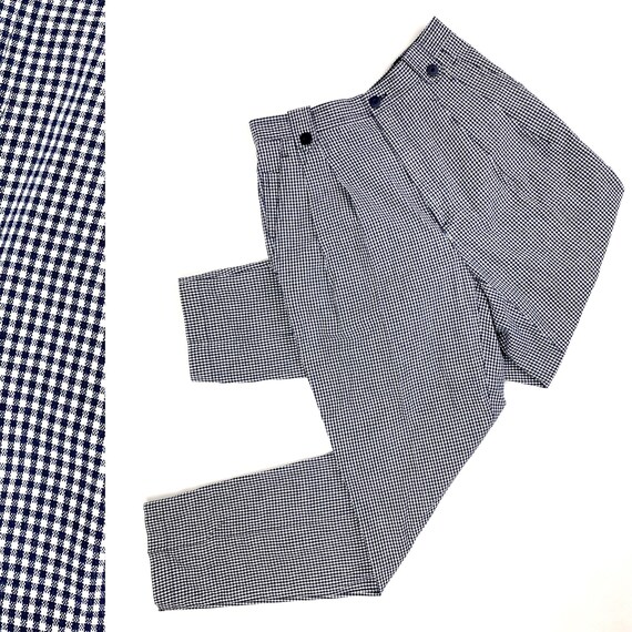 90s gingham picnic pants•27•