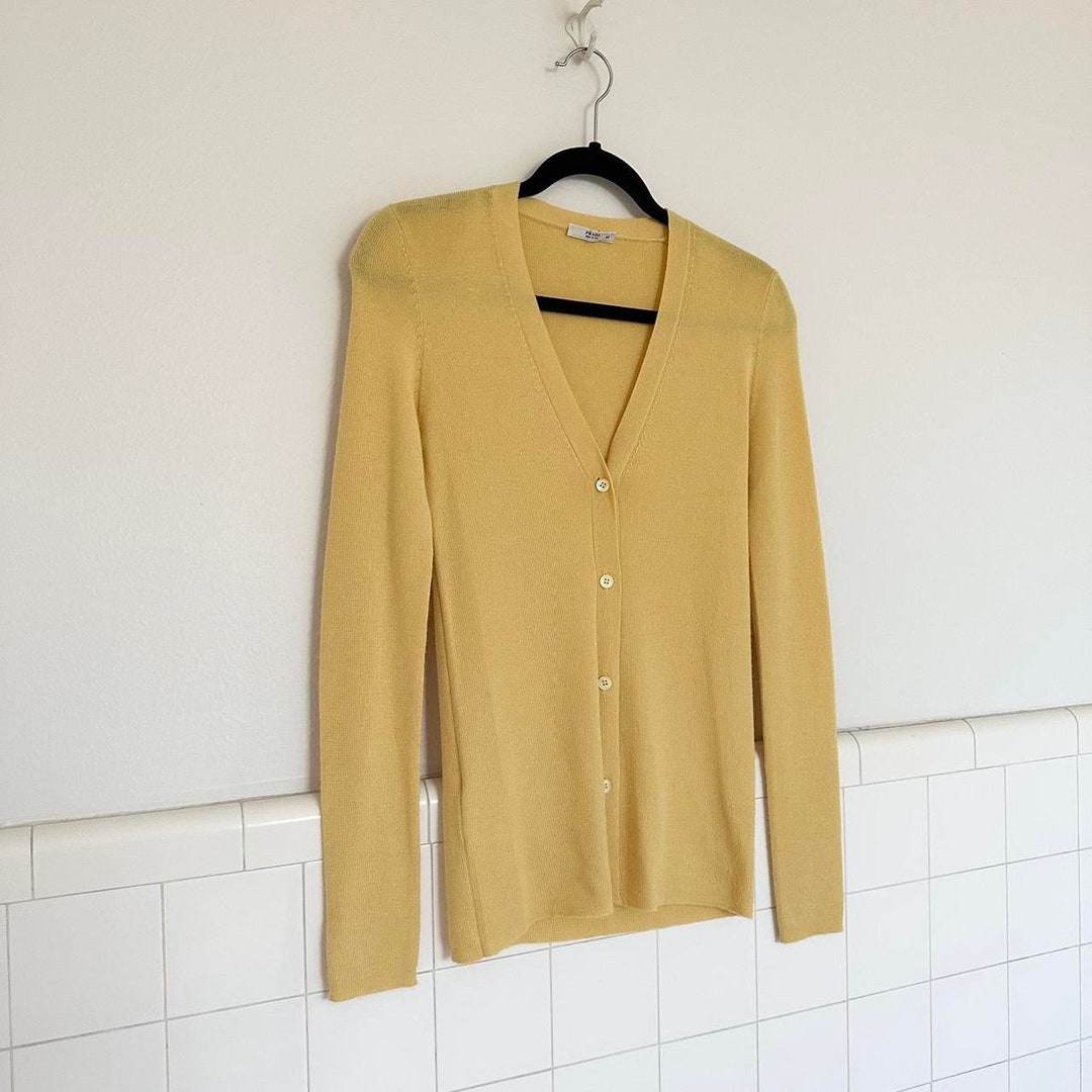 04' PRADA Cashmere Silk Cardigan • Small• - Etsy 04' PRADA Cashmere Silk Cardigan • Small• - Etsy