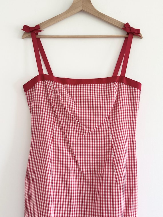 90s gingham dress 90s Gingham Summer Dress •lg•