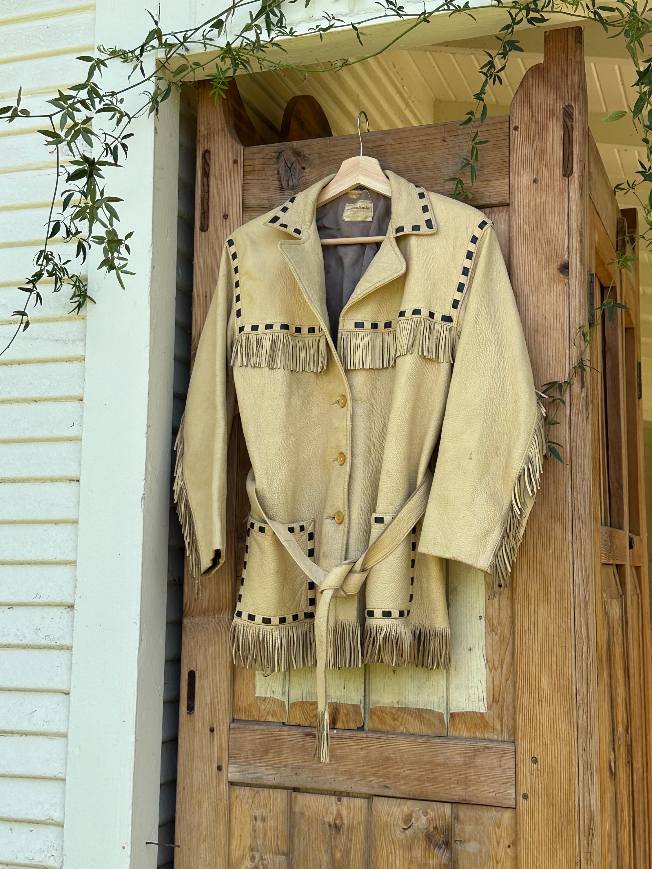Vintage Deer Skin Jacket - Etsy
