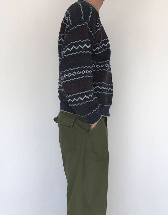 90s Knit pullover ~Large - image 3