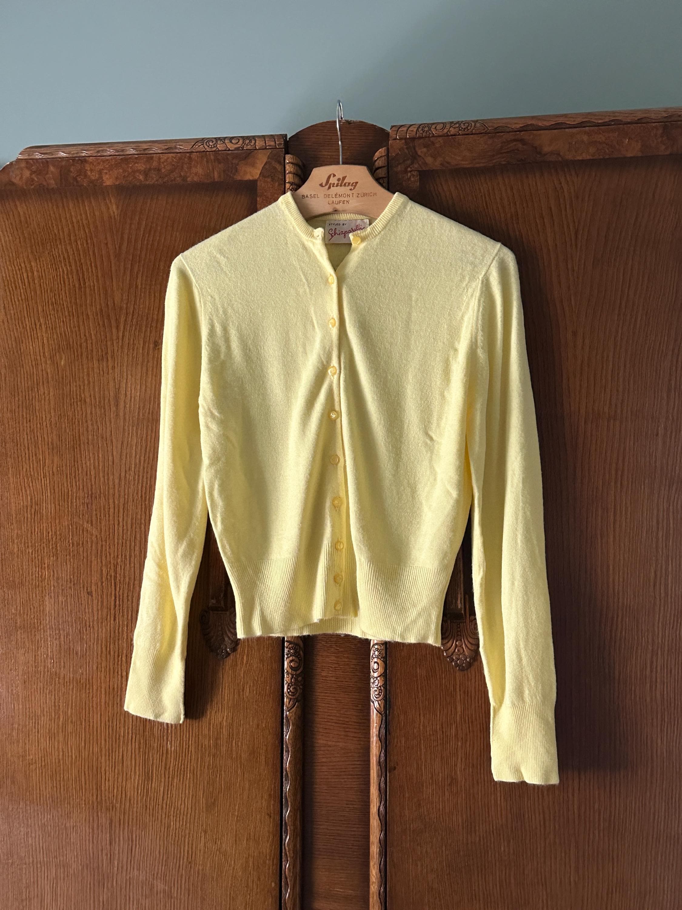 Schiaparelli Vintage Sweater - Etsy