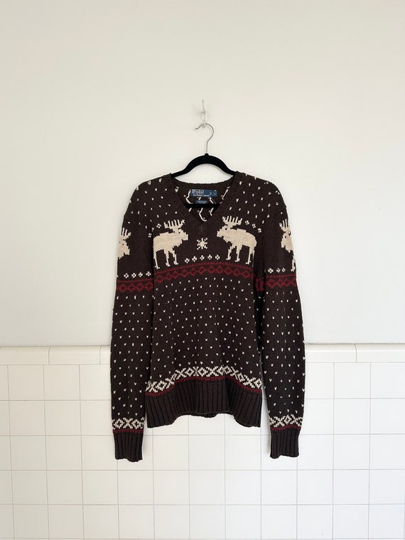 90s ralph lauren polo sweater •large• - image 2