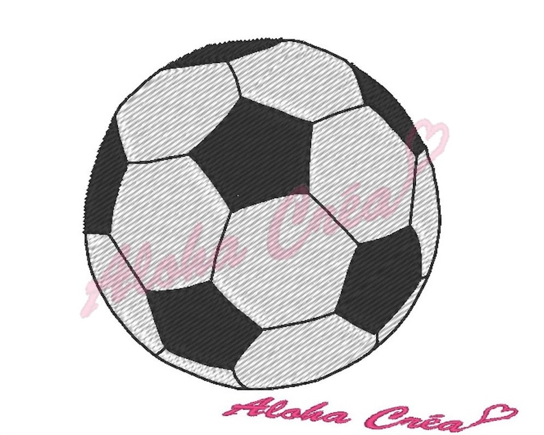 Motif broderie machine ballon de football 4 tailles Etsy Motif broderie machine ballon de football 4 tailles Etsy