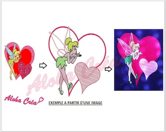 Creating Custom embroidery pattern from an image, a logo