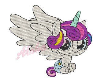 Machine Embroidery Designs Baby Unicorn - Instant Digital Download