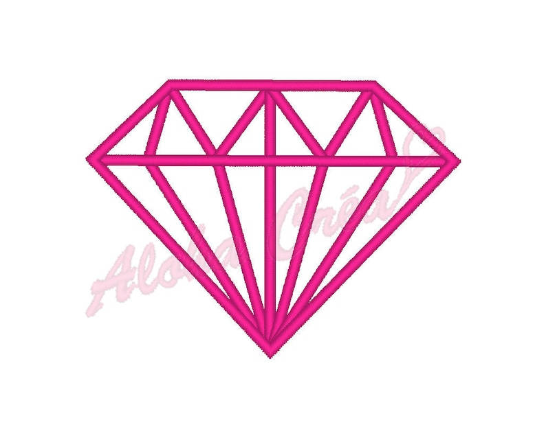 Machine embroidery designs diamond applique 7 sizes  etsy Machine embroidery designs diamond applique 7 sizes  etsy