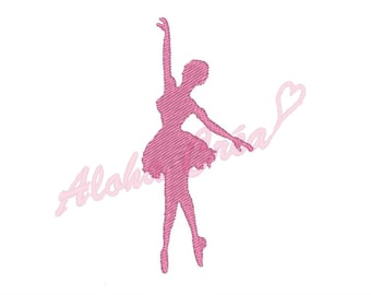 Machine Embroidery Design dancer ballerina (4 sizes) - Instant Digital Download