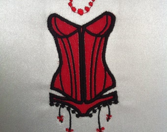 Machine Embroidery Design Corset, Underwear, Lingerie - Instant Digital Download
