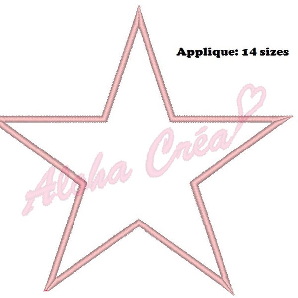 Star Applique - Etsy