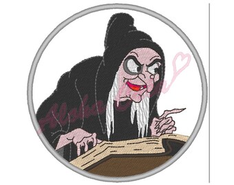 HALLOWEEN machine embroidery pattern witch grimoire - instant download