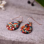 Wooden Dangle Earrings