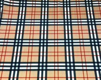Stretch VELVET Fabric 1//4 yard remnant Yellow with Silver Glitter PLAID