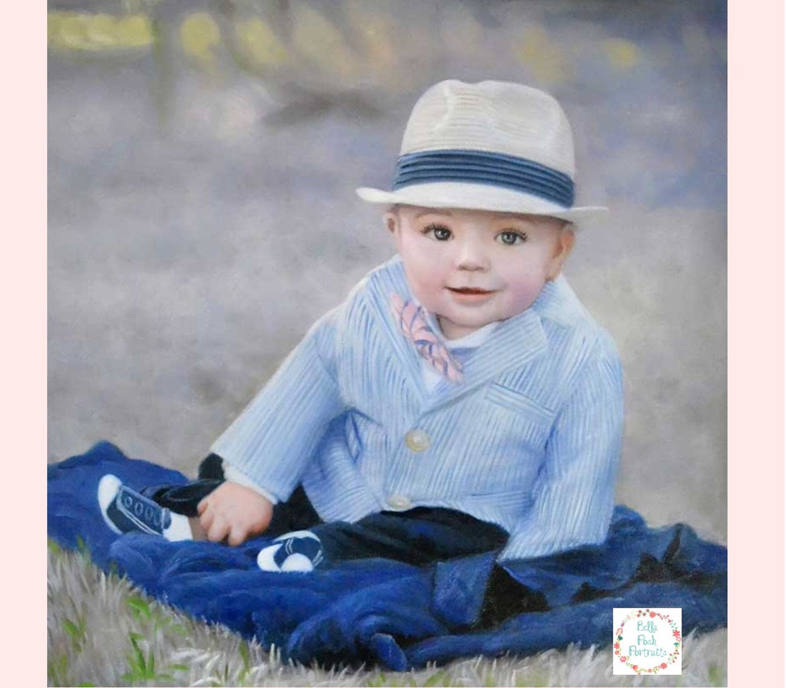 Custom Portraitcustom Oil Paintingoil Paintingcustom Child Etsy