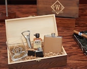 Drake Personalized All the Vices Whiskey Gift Set - Engraved Rocks Glass, Whiskey Lover Gift, Custom Rocks Glass, Hip Flask, Gift for Men