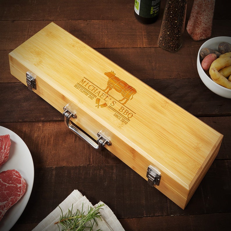HomeWetBar Bamboo Grilling Tools