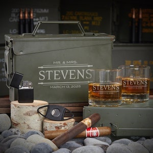 Personalized Ammo Box Made in the USA Custom Ammo Can, Groomsmen Gifts, Engraved Ammo box image 5