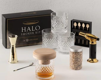 Juego de copas de cóctel de lujo para mixología: regalo de bar premium para él o ella. Elegante juego de vasos para bar en casa y ocasiones especiales.