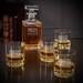 American Heroes Personalized Decanter and Whiskey Glasses - Great Gift for Military Personnel, Army, Navy, Air Force and Coast Guard 