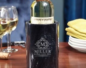 Black Marble Customized Wine Chiller Wine Bottle Cooler - Etsy