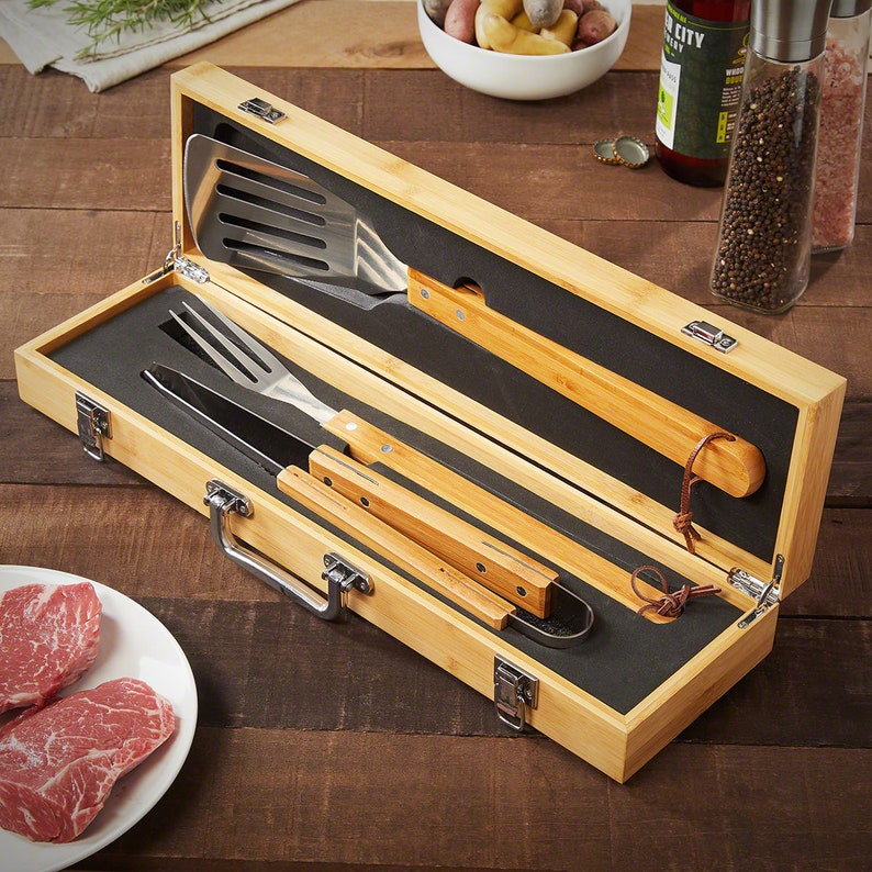 HomeWetBar Bamboo Grilling Tools - Thumbnail 2