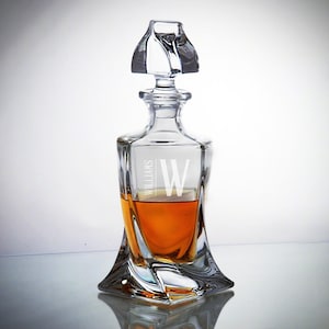 Whiskey Decanter Diamond Set With 2 Cocktail Whisky Glasses - For Liquor, Scotch, Bourbon, Vodka- 850ml - Foto 4