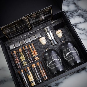 DIY Cocktail Infusion Kit, 15pc - Whiskey Infusion Kit, Vodka Infusion Kit, Alcohol Infusion Kit, Spirit Infusion Kit, Mixology Gift,