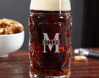 Personalized Oktoberfest Beer Mug - German Beer Stein, Custom Beer mug, Wedding Party Gift -