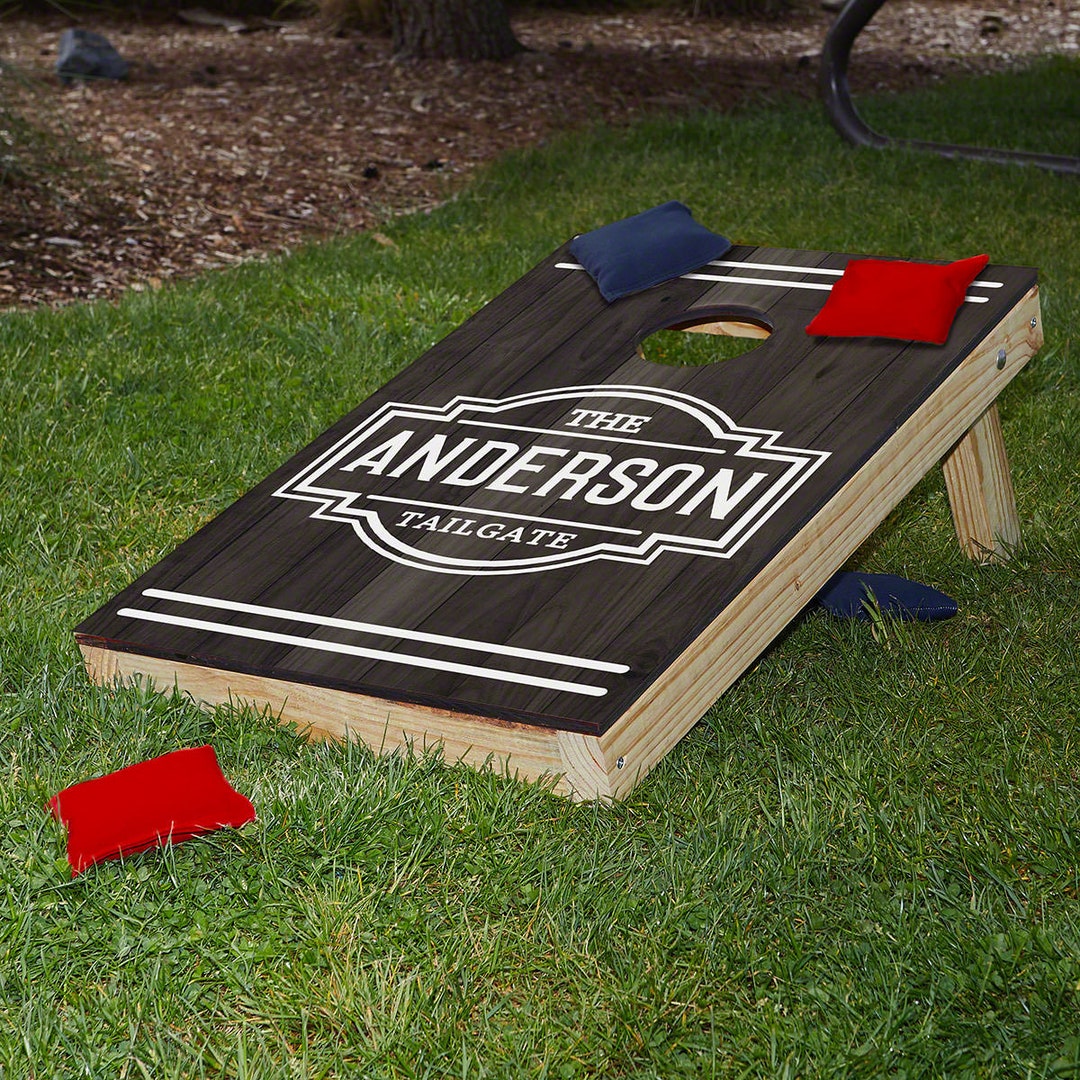 Personalized Bean Bag Toss Boards Custom Cornhole Game, Tailgating Parties, Outdoor Games