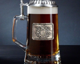 Custom Beer Stein - Custom Beer Tankard, Oktoberfest Stein, Custom Beer Mug, Beer Lover Gift -