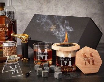Black Diamond Personalized Cocktail Smoker - Engraved Bourbon Smoker, Smoker for Whiskey, Whiskey Infusion, Cocktail Kit *