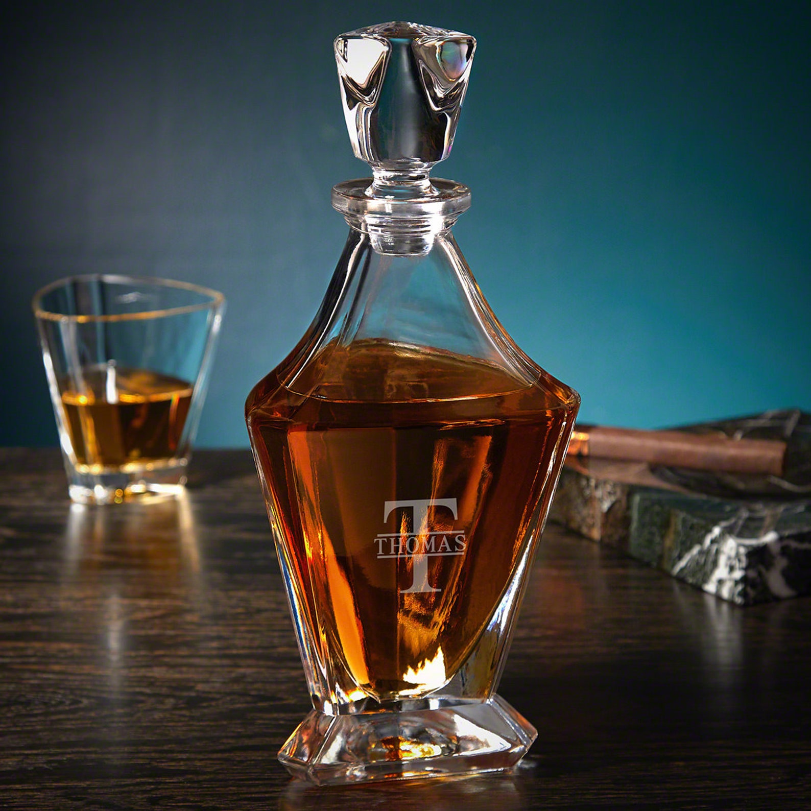 Oakmont Engraved Bishop Whiskey Decanter Whiskey Lover Gift - Etsy