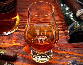 Personalized Glencairn Glass - Whiskey Snifter, Snifter Glass, Whiskey Drinker Gift, Etched Whiskey Glass,Whiskey Tasting, Glencairn Whiskey