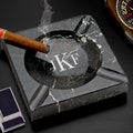 Engraved Square Marble Ashtray - Custom Cigar Gifts, Table Ashtray, Outdoor Ashtray, Cigar Accessories,  Smoker Accessories