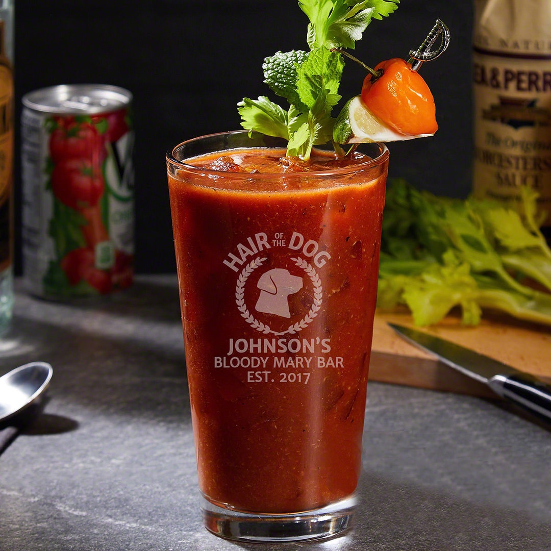 Custom Bloody Mary Glass - Cocktail Glassware, Bloody Mary Gift for Her ...