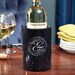 Black Marble Customized Wine Chiller Wine Bottle Cooler, Personalized ...